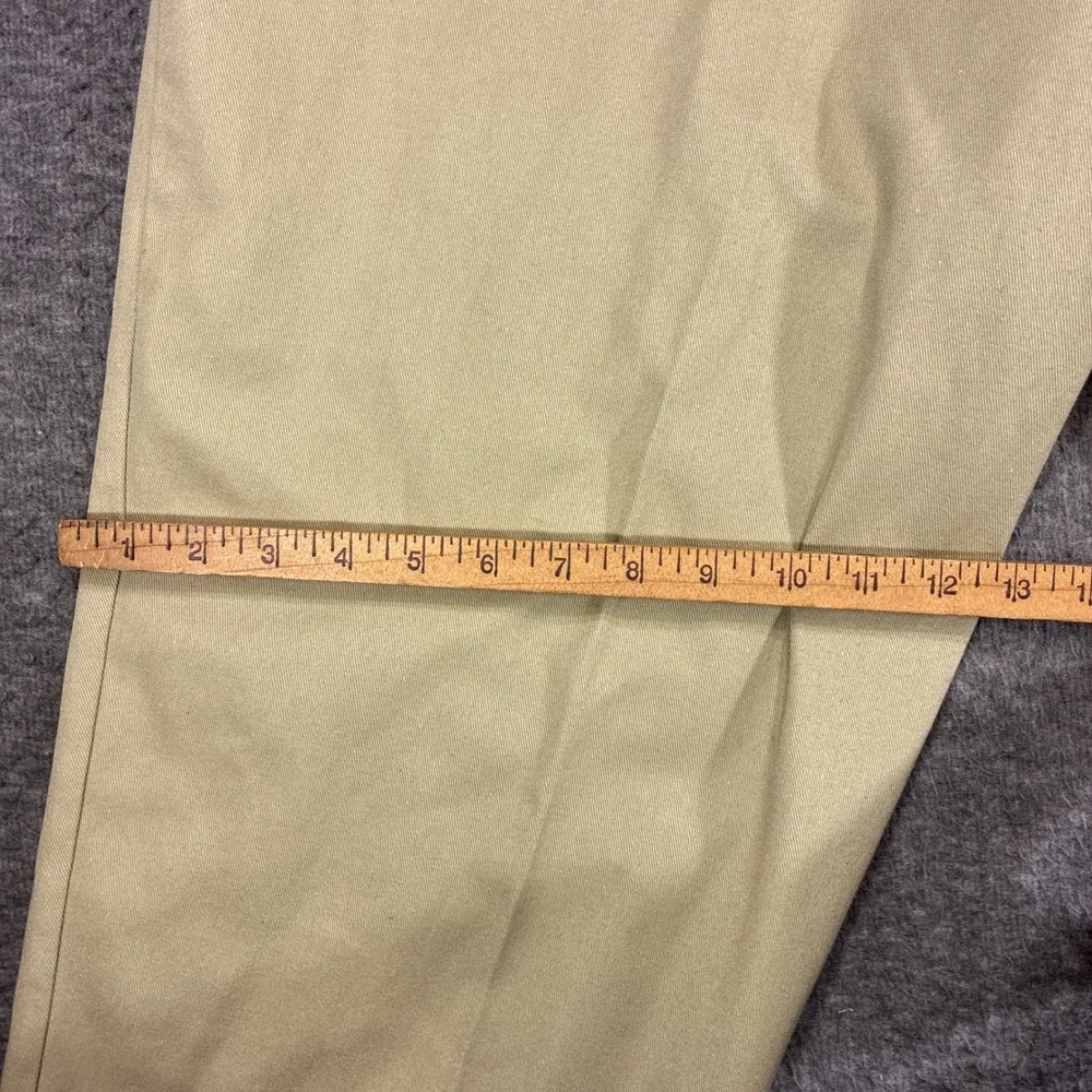 Dickies 874 Original Fit Work Pants Mens 46x32 Khaki Tan Straight Leg Workwear